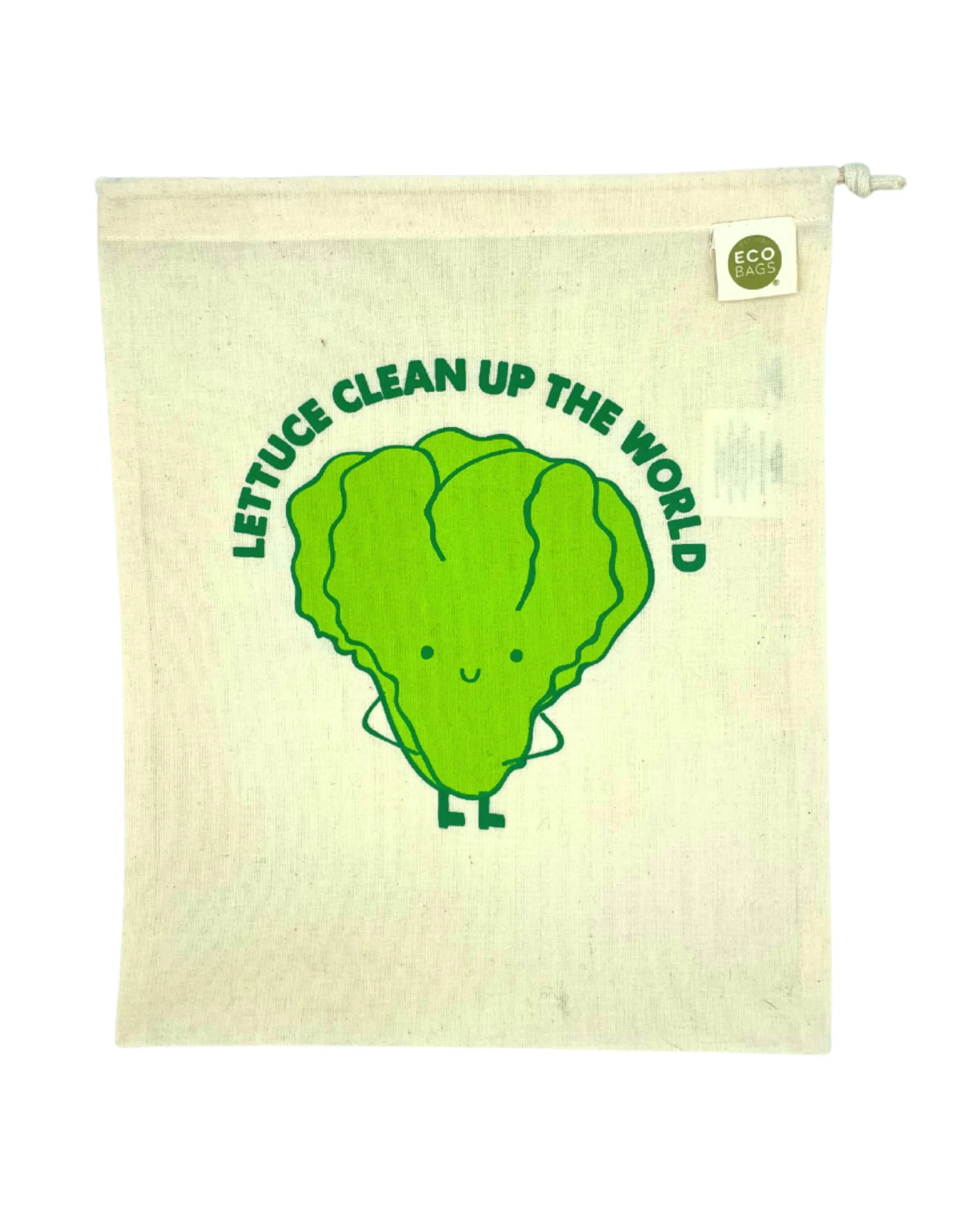 Lettuce Clean Up The World Medium Produce Bag. - Image 3