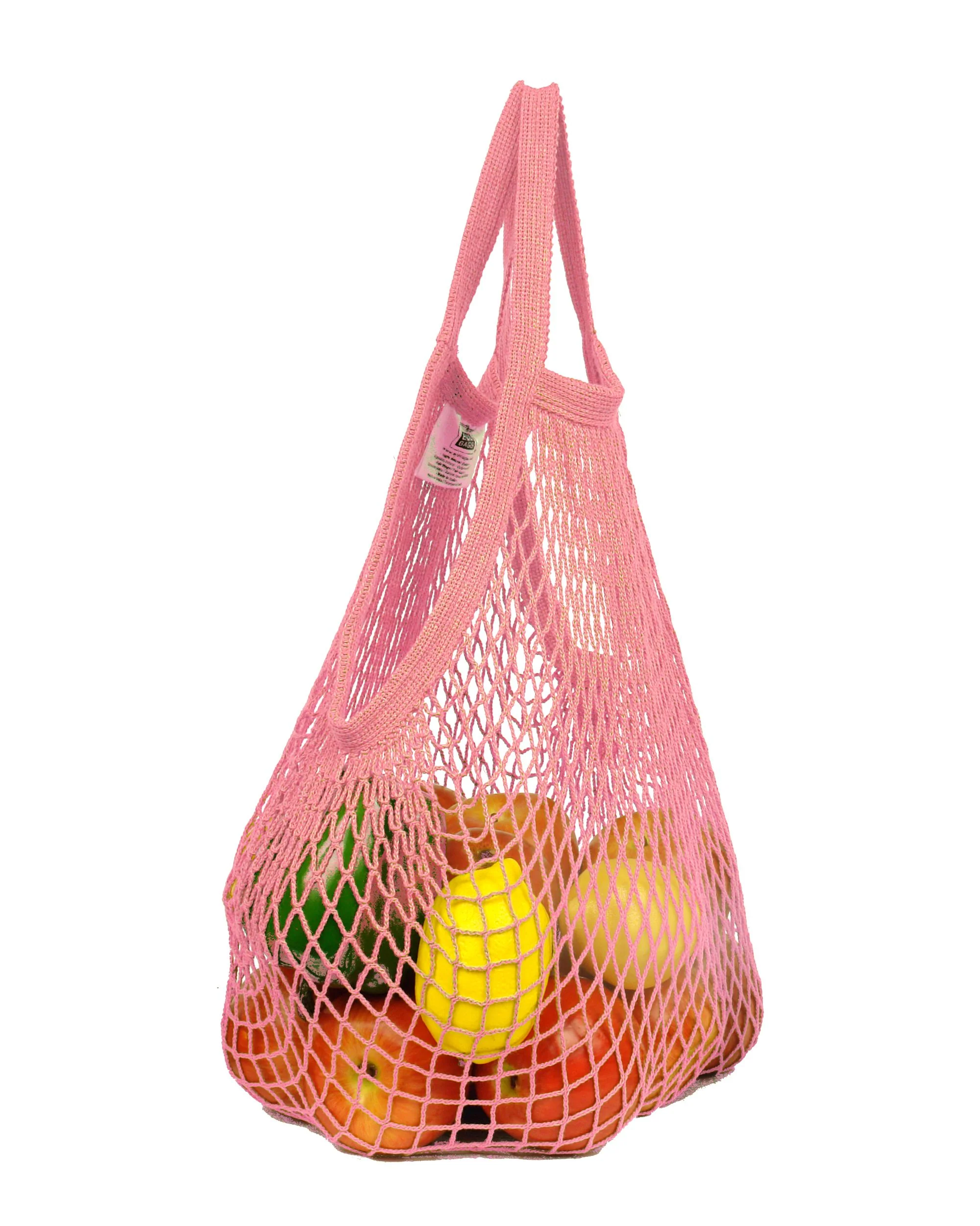 Packaged Natural Cotton String Bag - Tote Handle. - Image 11