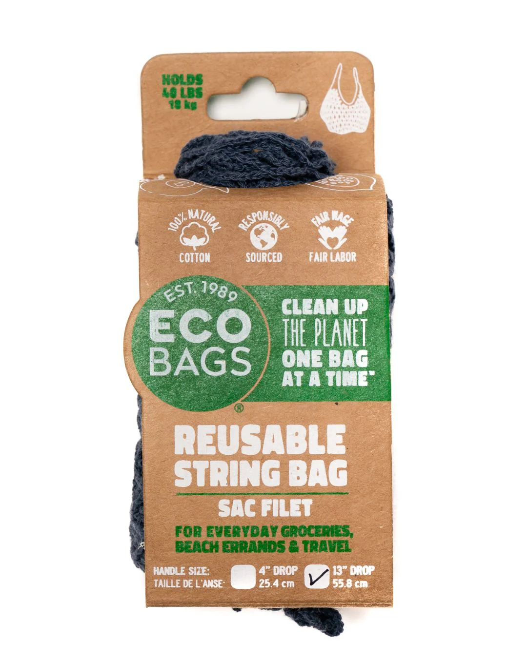 Recycled Cotton Packaged String Bag - Image 5