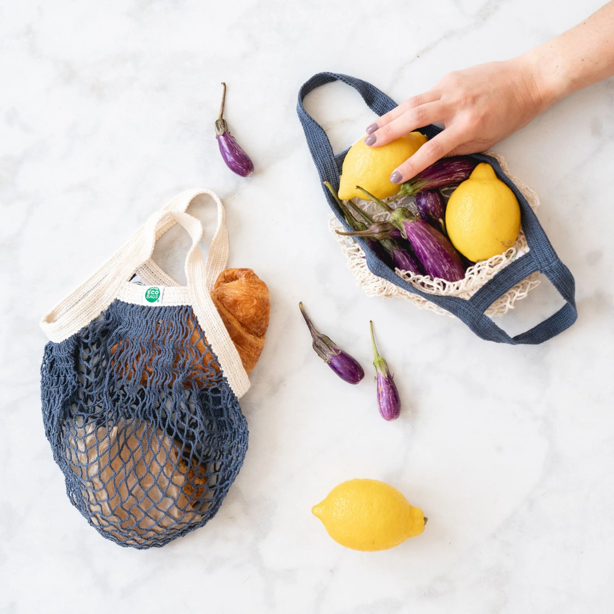 Organic Cotton Mini String Bag - Image 4