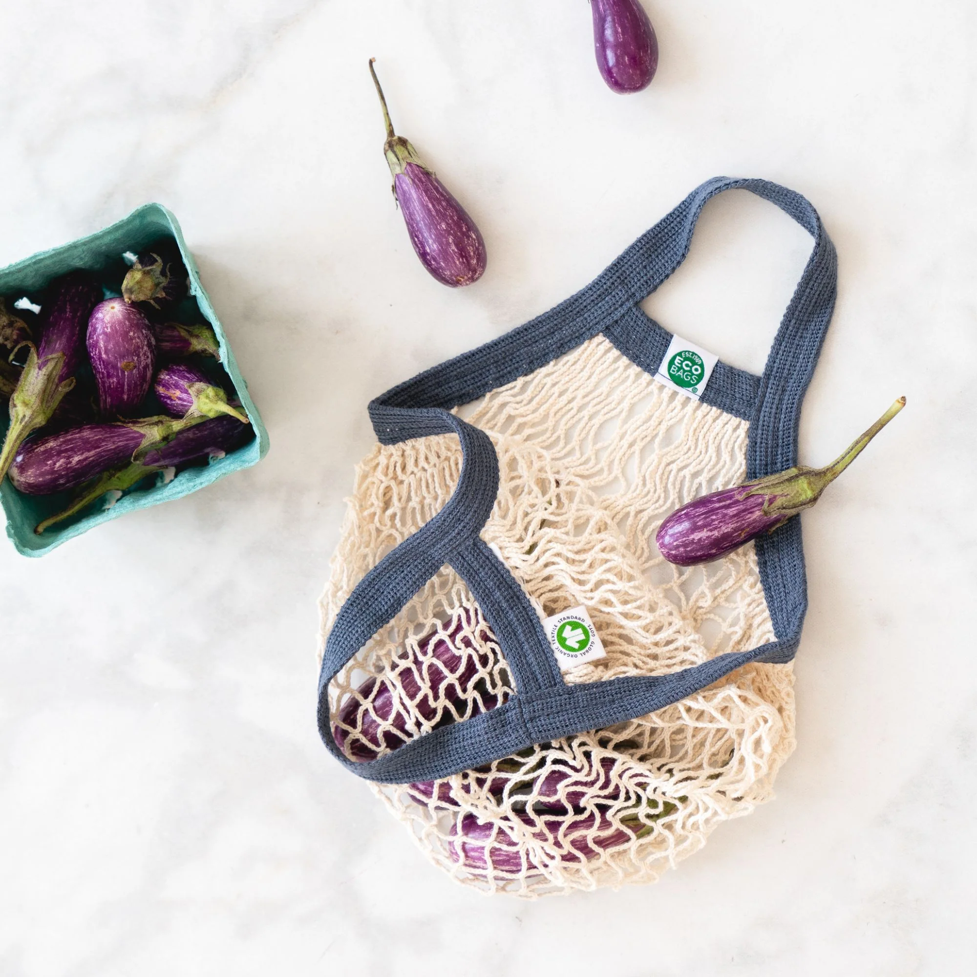 Organic Cotton Mini String Bag - Image 3