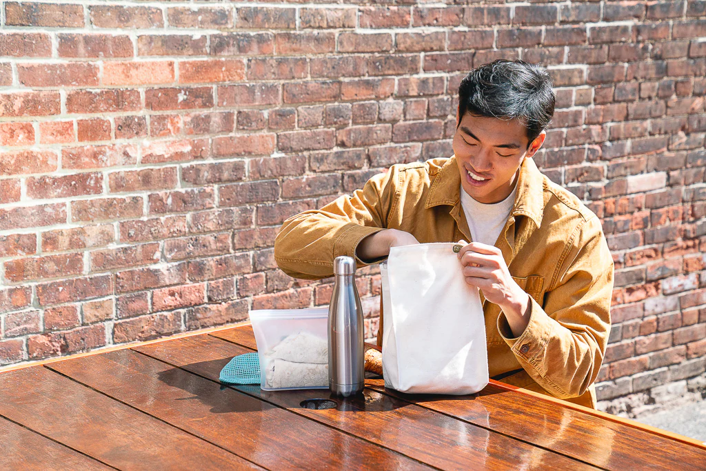 Organic Cotton Lunch Bag. - Image 5