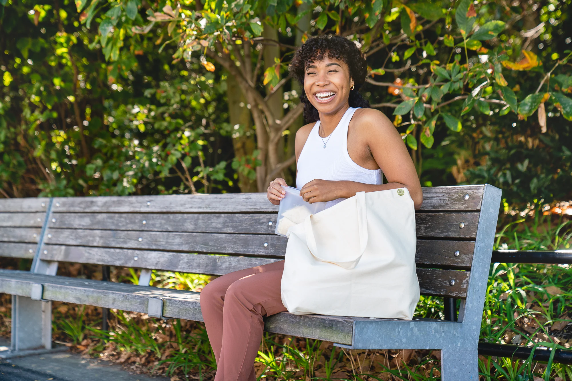 Organic Canvas Tote - Large Gusset. - Image 2