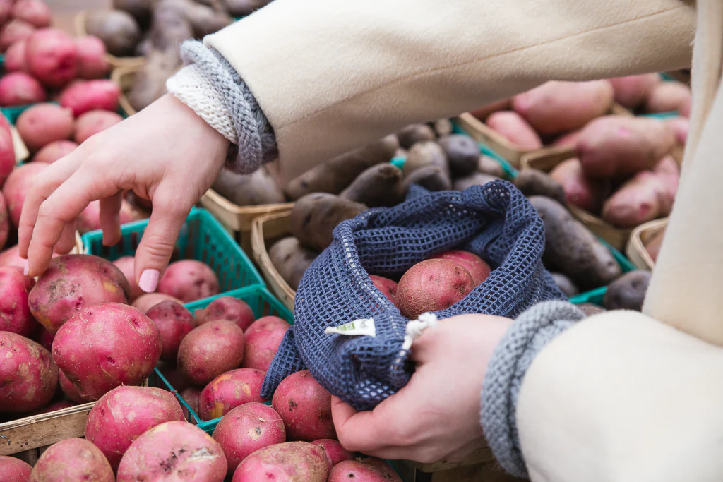 Organic Cotton Mesh Produce Bag - Image 12