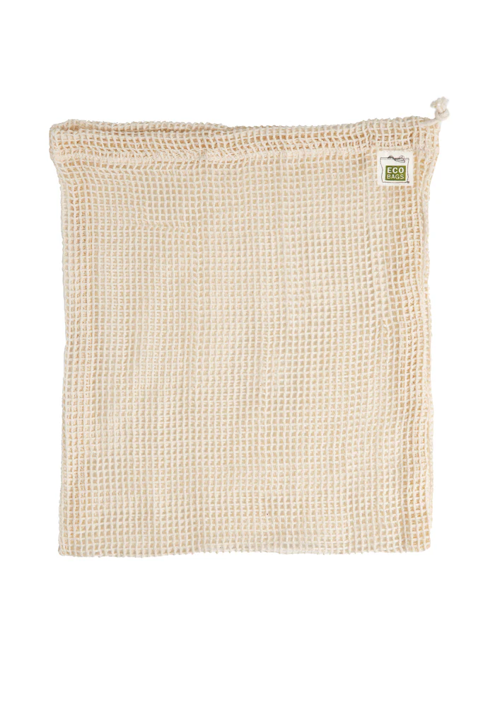 Organic Cotton Medium Mesh Bag - Set 3 - Image 3