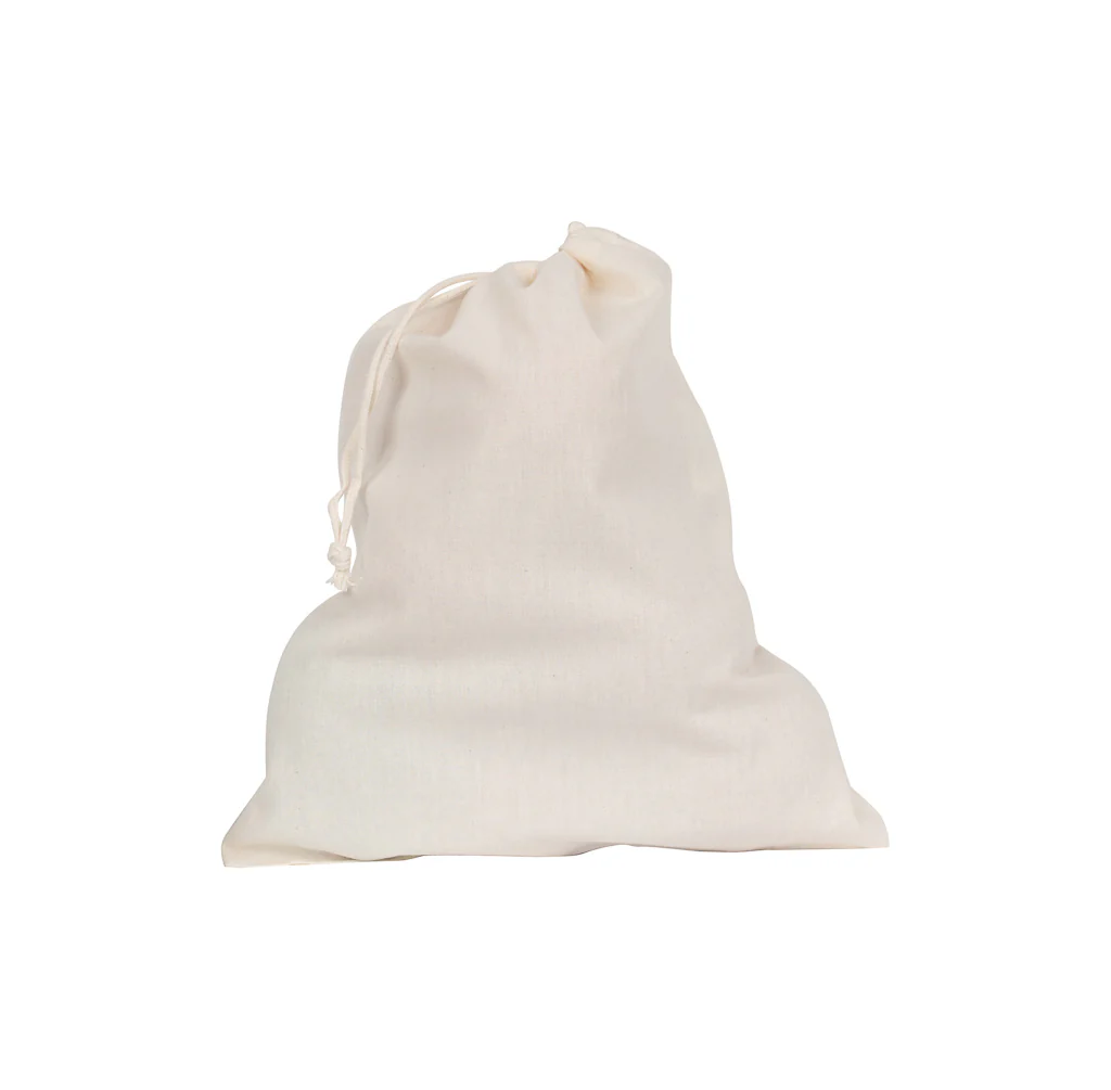 Packaged Organic Cotton Produce Bag - Medium. - Image 3