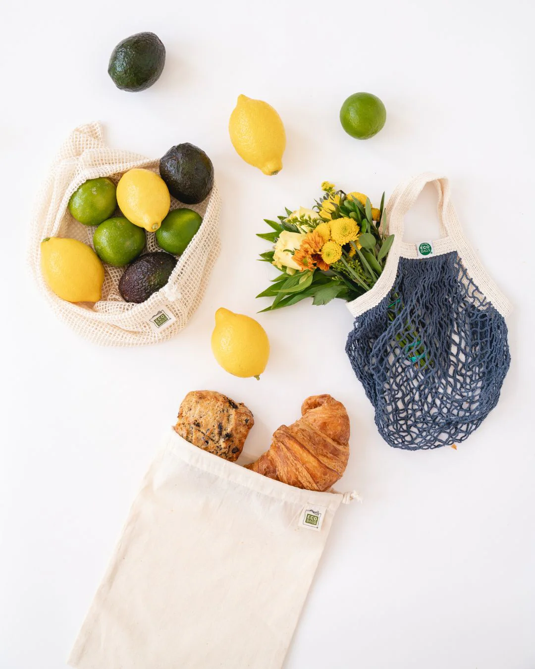Packaged Organic Mesh Drawstring - Large. - Image 3