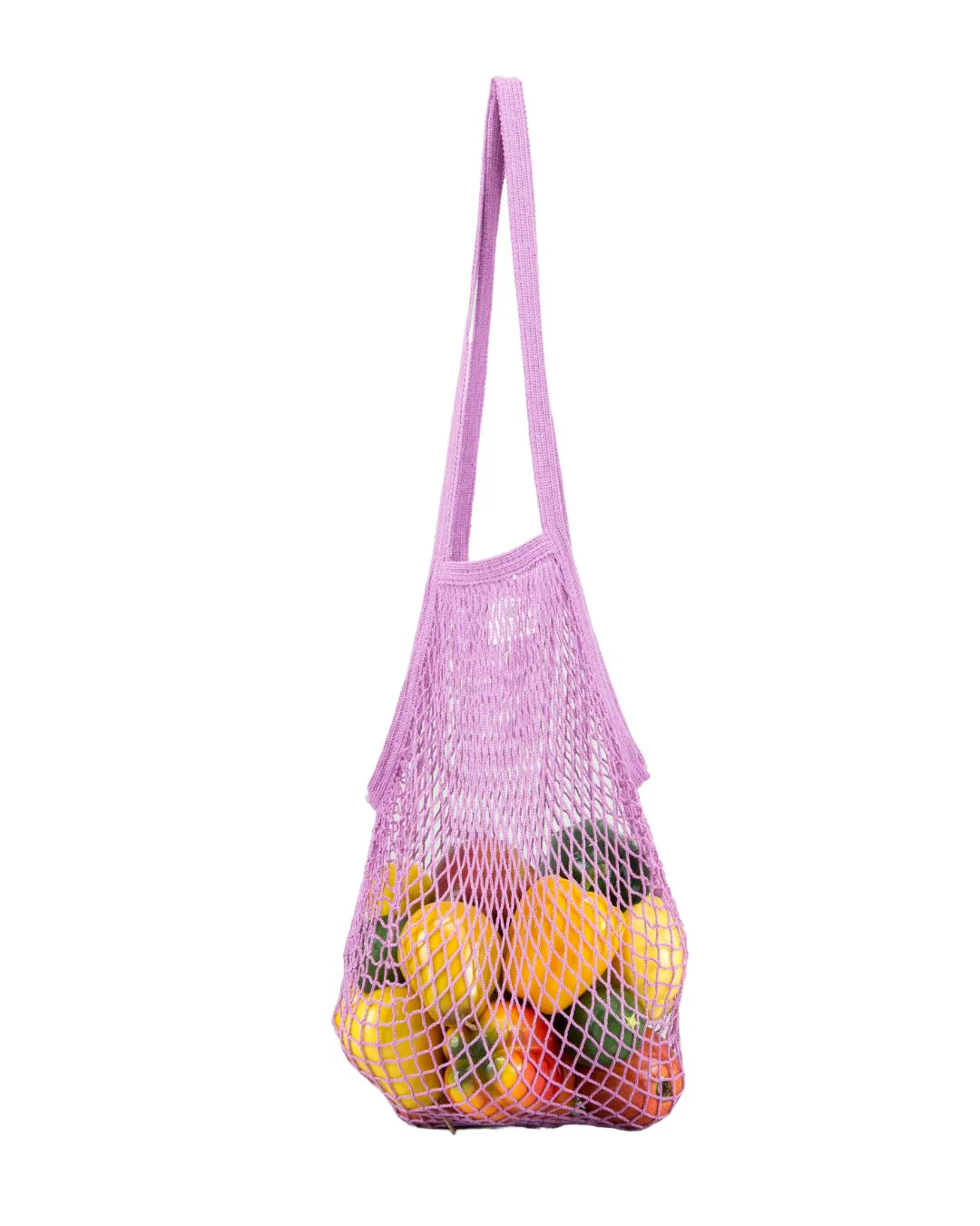 Packaged Natural Cotton String Bag - Long Handle. - Image 5