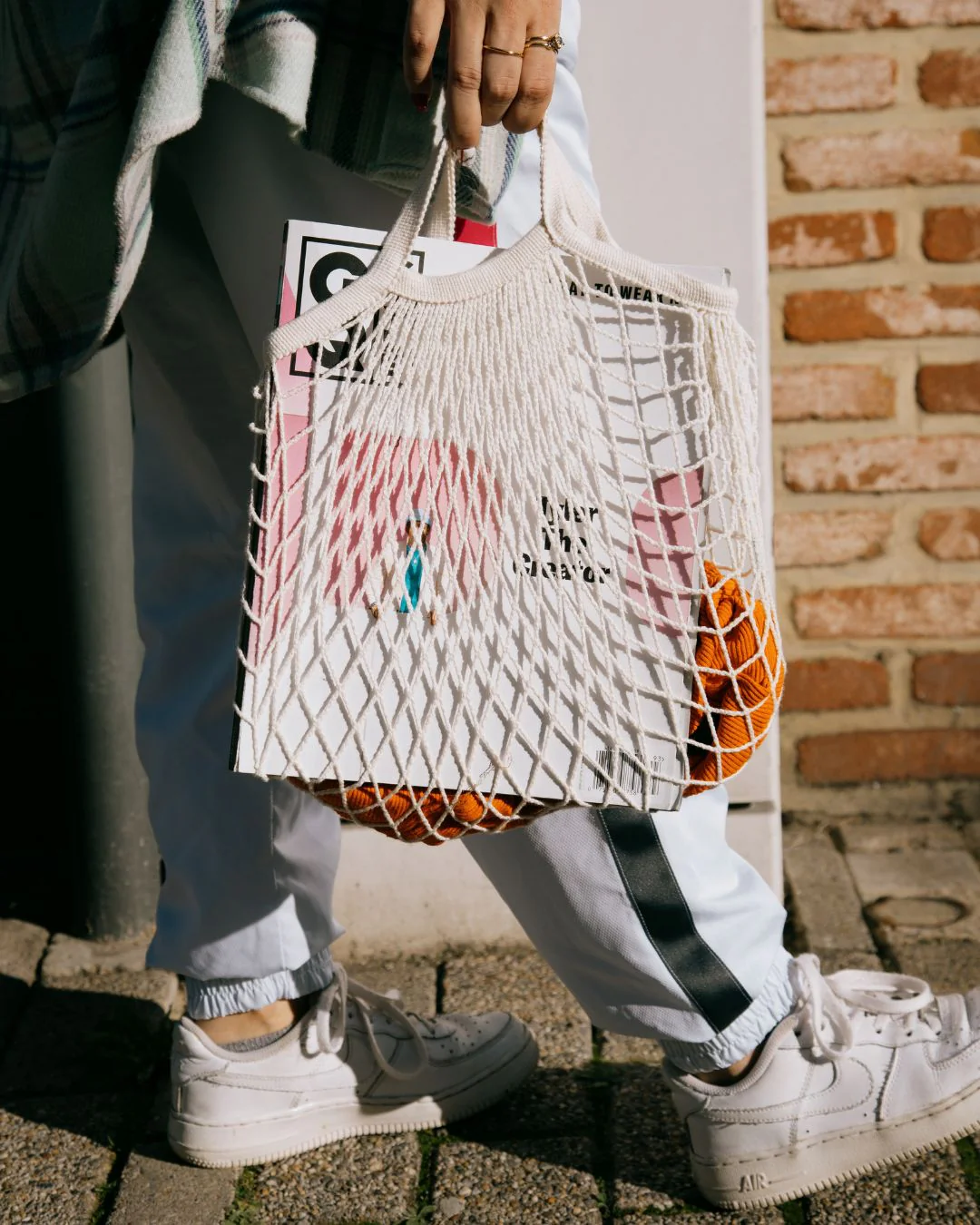 Natural Cotton Tote Handle String Bag - Retired Packaging. - Image 5