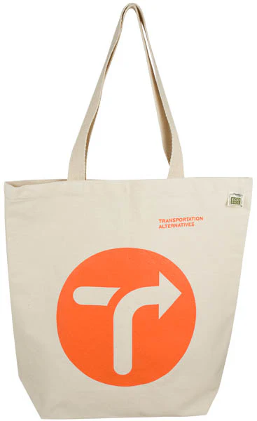 Recycled Canvas Book Tote - Custom Print - Image 3