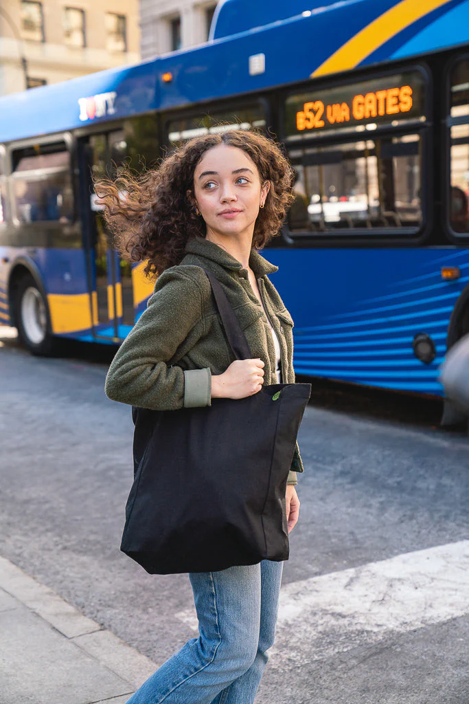Recycled Canvas Tote - Large Gusset - Custom Print - Image 2