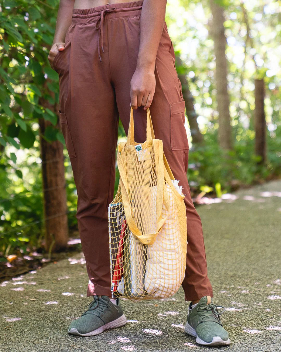 Cellulose Dual Handle String Bag - Image 4